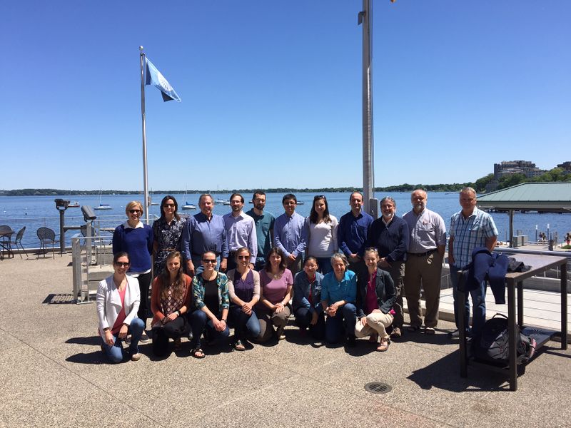 Our project team at on the shores of Lake Mendota. May 31, 2017.